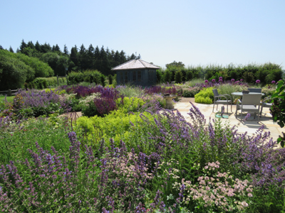 A top of the hill garden